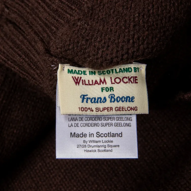 William Lockie x Frans Boone Inigo Baby Lambswool Roll Neck Caffe