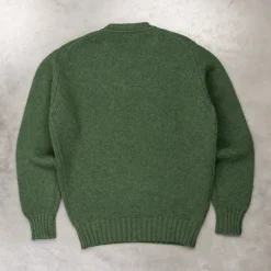 William Lockie x Frans Boone Alain Lambswool Crew Neck Rosemary
