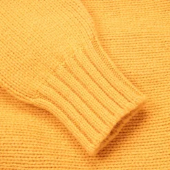 William Lockie x Frans Boone Alain 3-Pocket Cardigan Lambswool Harvest Gold