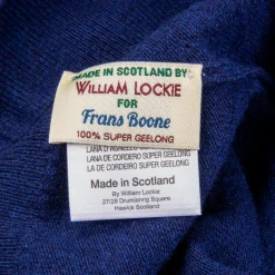 William Lockie x Frans Boone Super Geelong Roll Neck British Blue