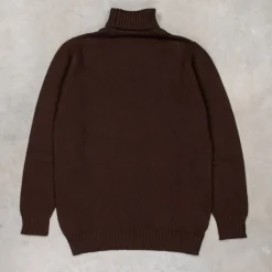 William Lockie x Frans Boone Inigo Baby Lambswool Roll Neck Caffe