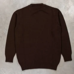 William Lockie x Frans Boone Inigo Baby Lambswool Crew Neck Caffe