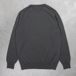 William Lockie x Frans Boone Odyssey Cash/Cotton Sweater Drill Grey