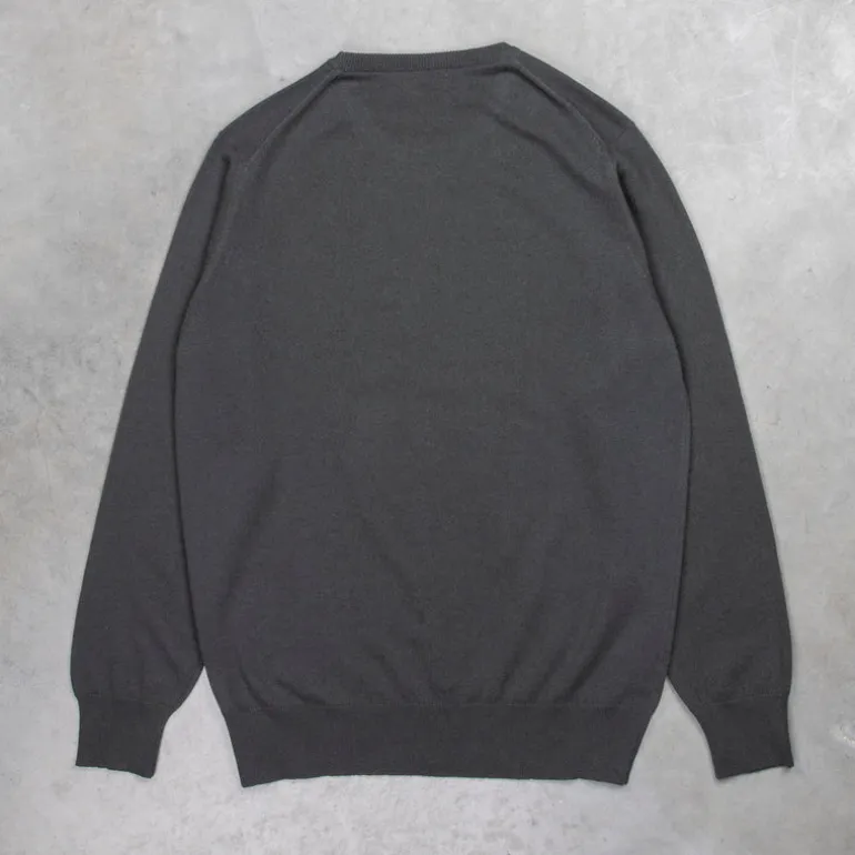 William Lockie x Frans Boone Odyssey Cash/Cotton Sweater Drill Grey