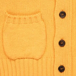 William Lockie x Frans Boone Alain 3-Pocket Cardigan Lambswool Harvest Gold
