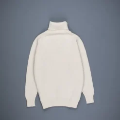 William Lockie x Frans Boone Tip Super Geelong Roll Neck Ivory