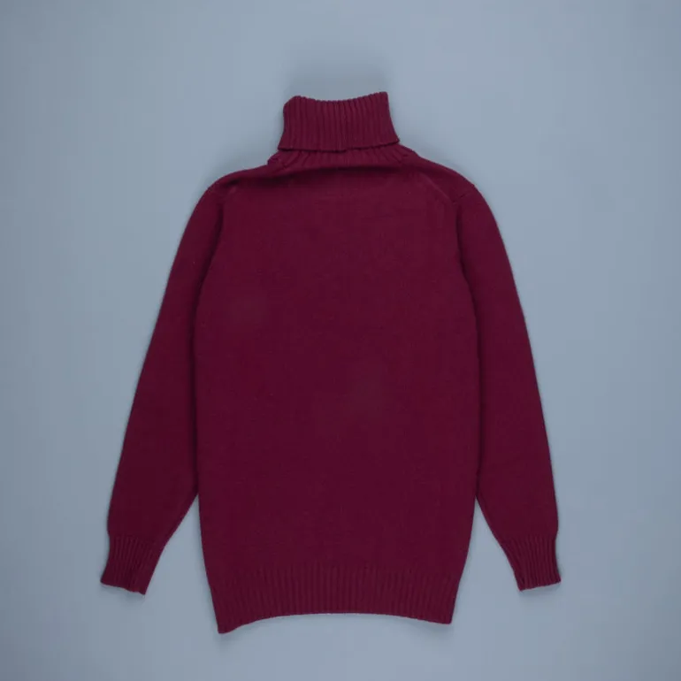 William Lockie x Frans Boone Tip Super Geelong Roll Neck Damson