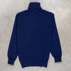 William Lockie x Frans Boone Super Geelong Roll Neck British Blue