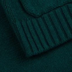William Lockie x Frans Boone Alain 3-Pocket Cardigan Lambswool Tartan Green